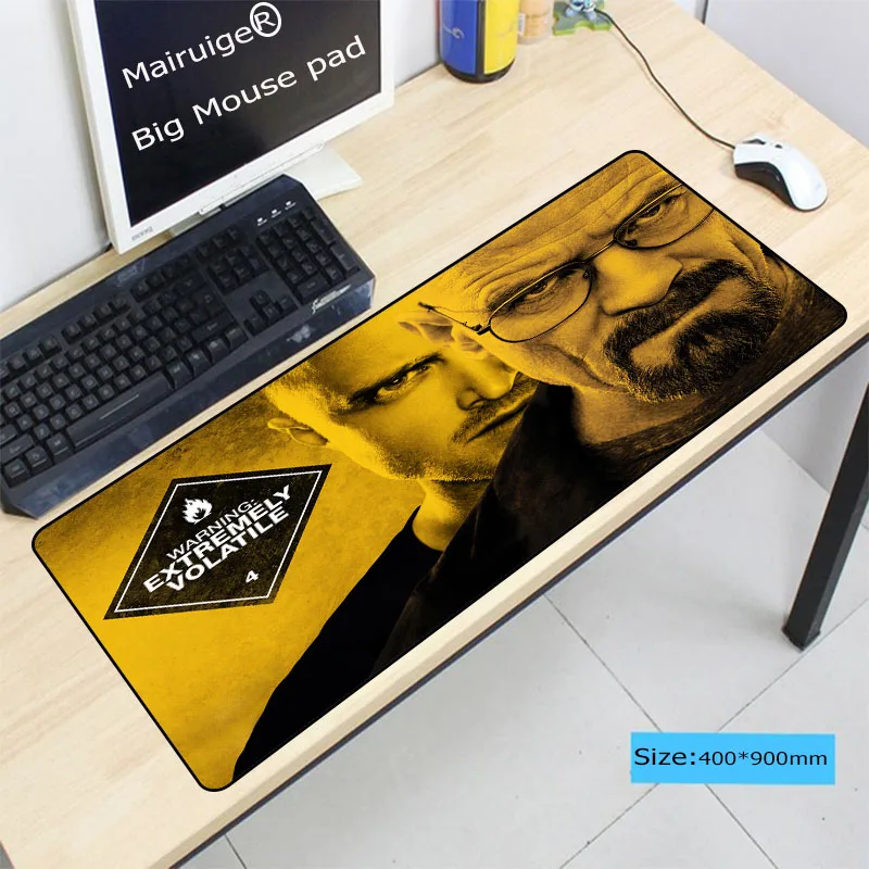 Mairuige Breaking Bad Large Lock Edge Mouse Pad Mat Desk Table