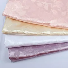 Ретро цветок лотоса полиэстер Жаккардовая Ткань 150 см в ширину