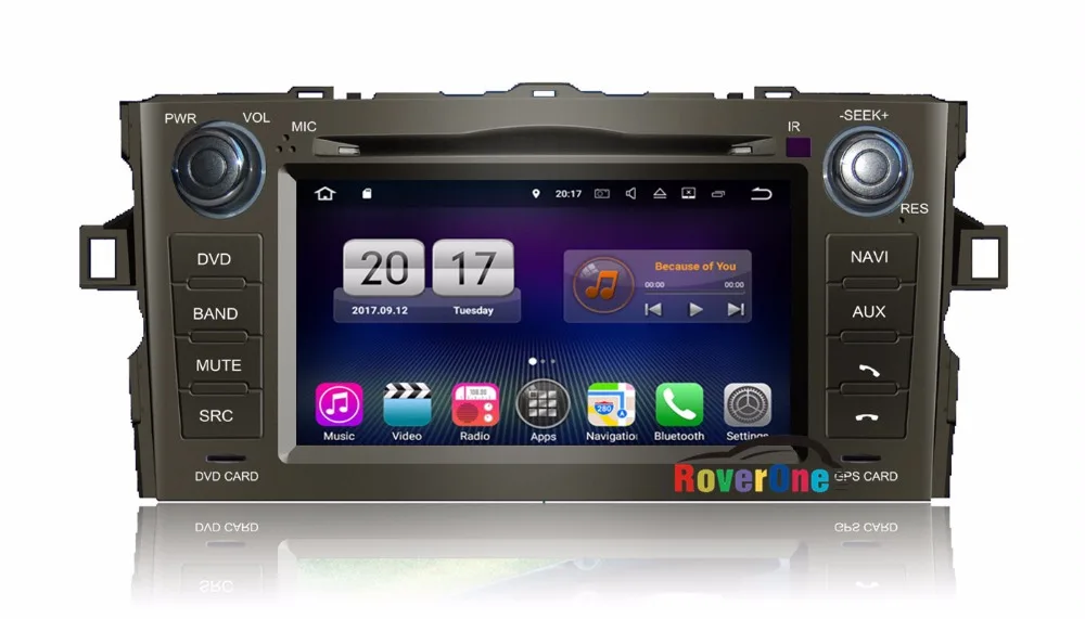 Excellent For Toyota Auris 2008 - 2012  Android 7.1 Autoradio DVD Automotivo Car Radio with Bluetooth Navigation PhoneLink Backup Camera 3