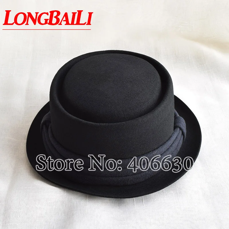 mens black fedora hats free shipping
