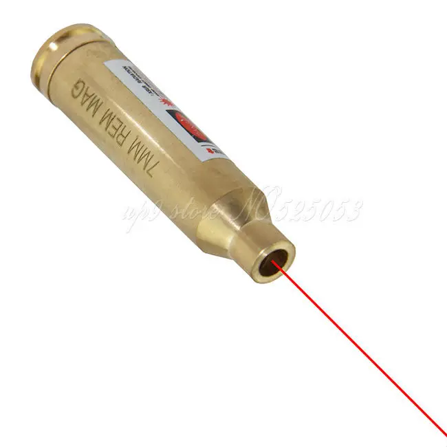10pcs/lot Cartridge Red Laser 7mm REM MAG Bore Sighter Boresighter