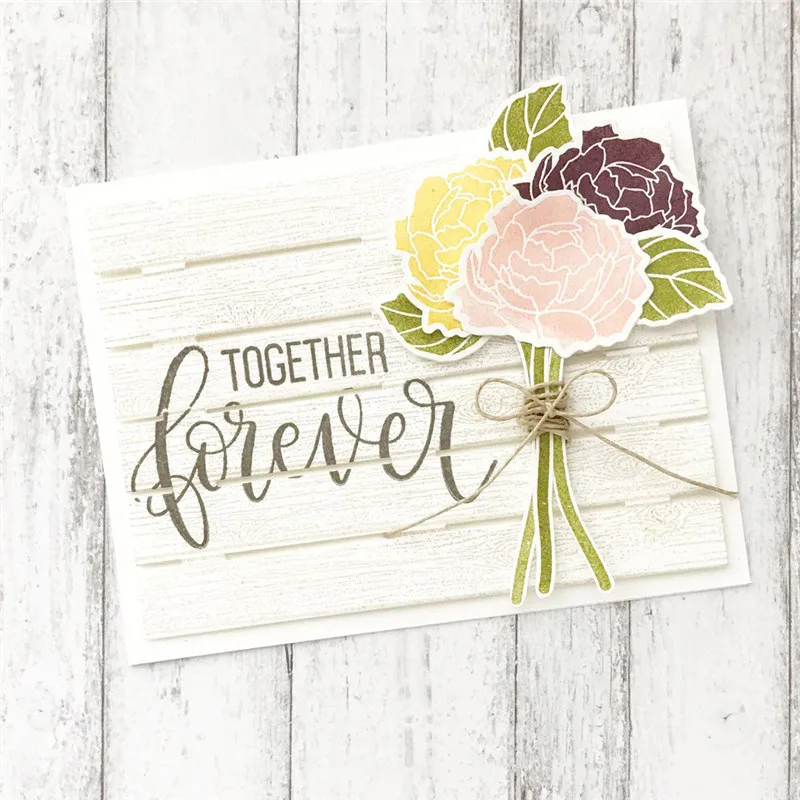 

Eastshape Flowers Meatl cutting Dies and Stamps Blossom Dies for Scrapbooking Card Making Album Embossing Crafts Dies Cuts