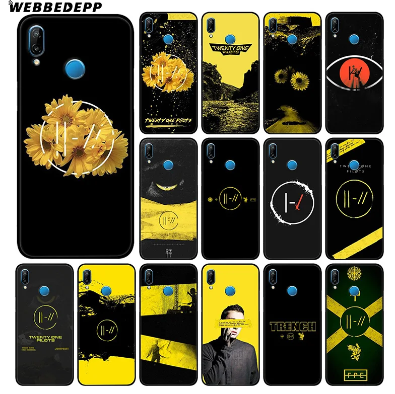 Мягкий чехол WEBBEDEPP Twenty One Pilots 21 для Huawei P30 P20 Pro P10 P9 Lite 2017 P Smart 2019 &amp Nova 3 3i Y9 |