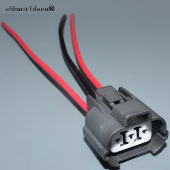 

shhworldsea 2.0mm 3pin for Accord headlamp assembly height level adjustment motor harness cable connector 6189-0130