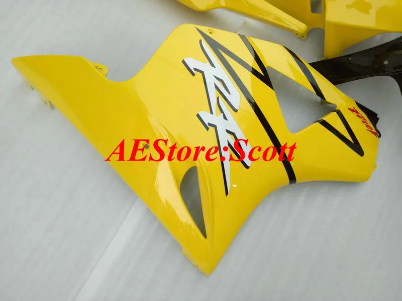 Мотоциклетный вставной обтекатель комплект для HONDA CBR900RR 954 02 03 900RR 2002 2003 CBR900 ABS желто-черные обтекатели комплект+ подарки HH31