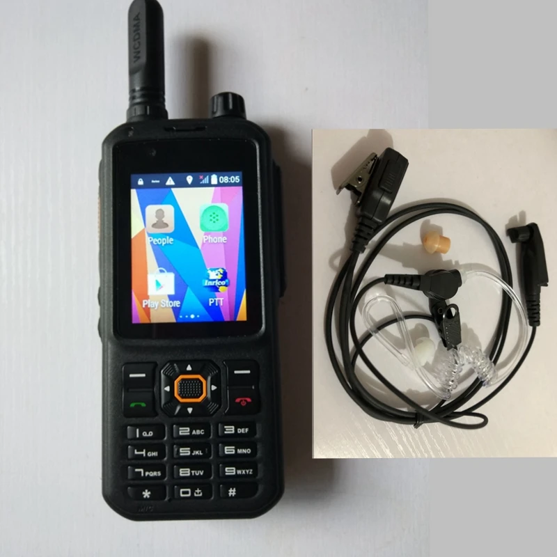 

2018 netwest intercom transceiver mobile phone wcdma walkie talkie WIFI sim card GPS function two way radio with earphone