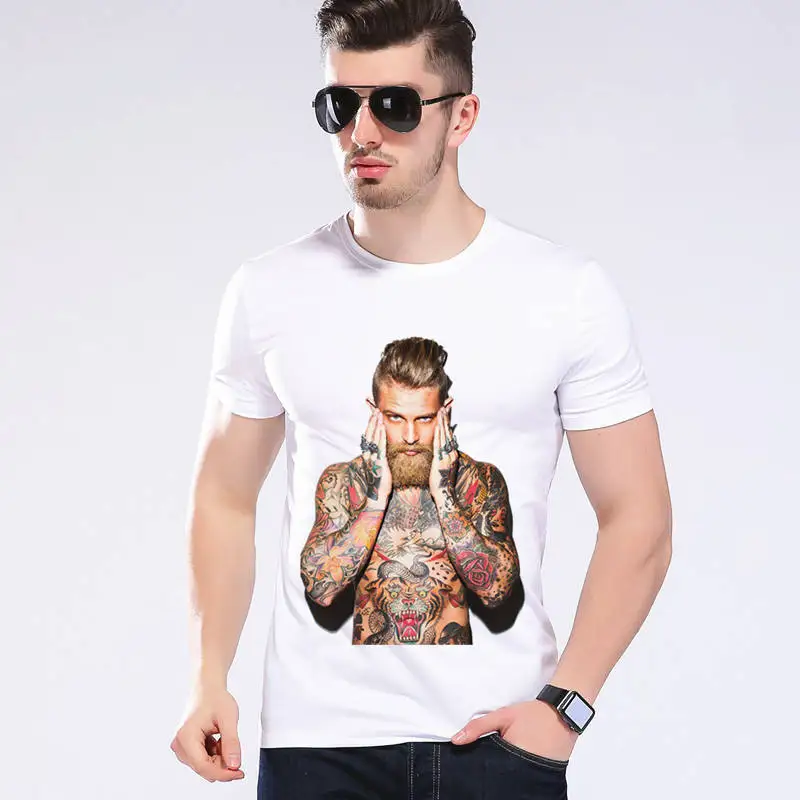 

Summer New Bodybuilding Conor McGregor MMA Crossfit Badboy Creative Printed Men's T-Shirt Casual Top Tee Camisetas Hombre L9D18