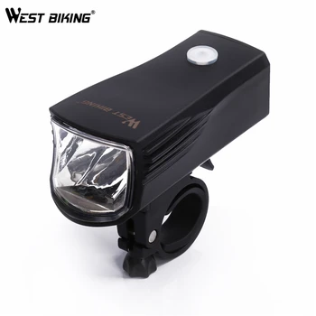 

WEST BIKING Super bright USB Bike Frame Light Waterproof Bicycle Lights Rechargeable Professional Light LED Cycling Front Light