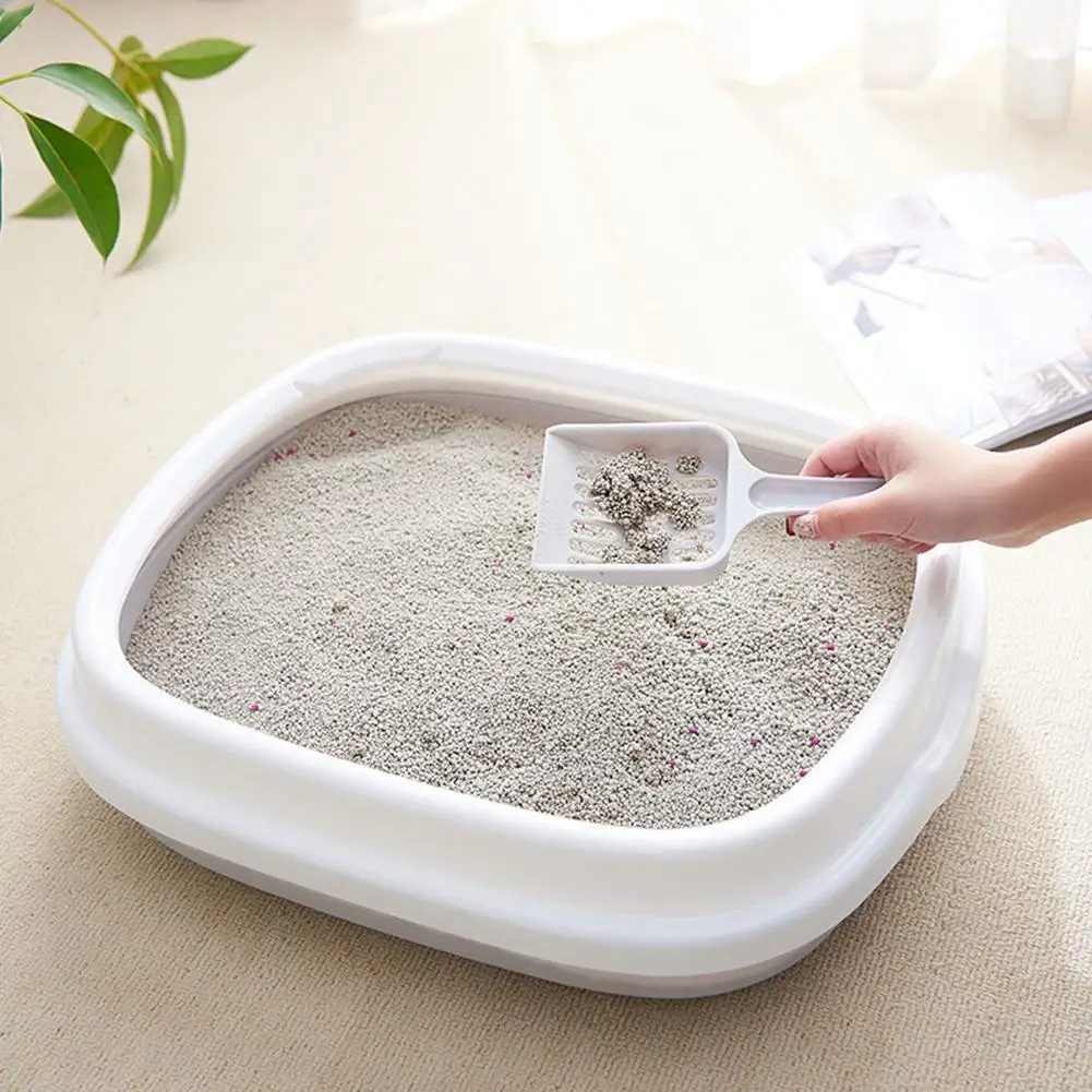 Detachable Anti-splash Pet Cat Portable Toilet Semi-closed Cat Litter Bedpan Box Detachable Anti-splash Pet Cat Portable Toilet Semi-closed Cat Litter Bedpan Box