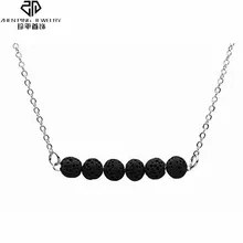 

Lava Necklaces for Women Colorful Lava Rock Aromatherapy Necklace Essential Oil Diffuser Jewelry
