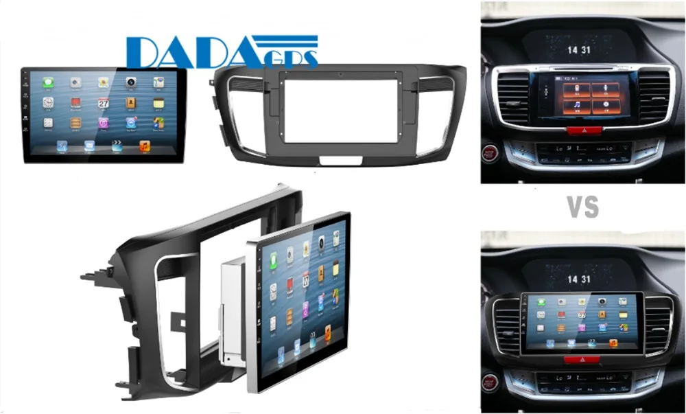 Excellent 10.1inch Android6.0 Quad Core Car GPS Navigation Car No DVD Player for Honda Accord 2013 to 2016 Car Stereo Radio MP4 Multimedia 5