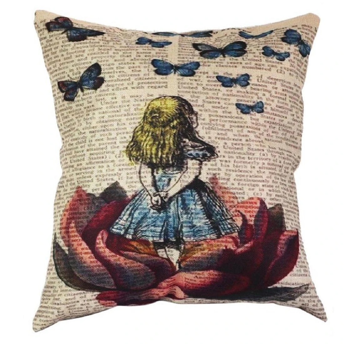 Cute Cushion Cover Throw Pillow Casein Cushion Cover from Home & Garden on