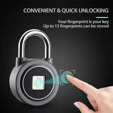 Водонепроницаемый БЕСКЛЮЧЕВОЙ портативный Bluetooth умный замок для отпечатков пальцев замок Противоугонный iOS Android приложение контроль двери навесной замок для шкафов