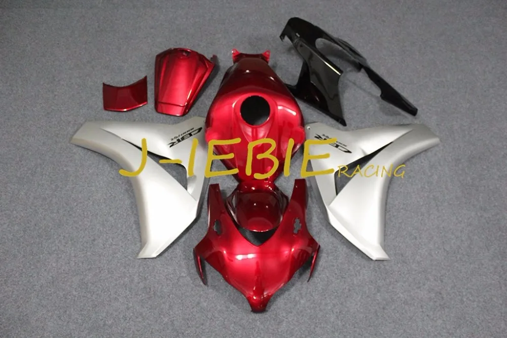 

Red Silver Injection Fairing Body Work Frame Kit for HONDA CBR1000RR CBR 1000 CBR1000 RR 2008 2009 2010 2011