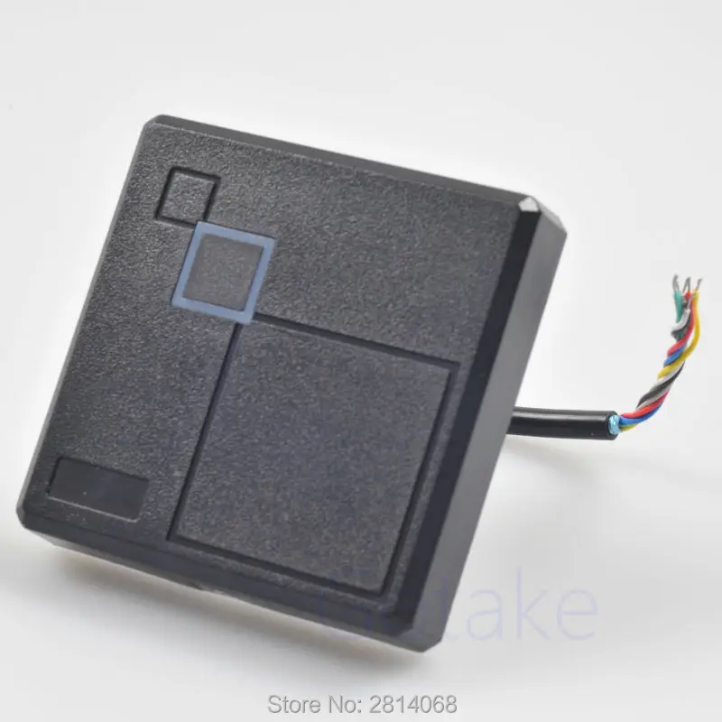 Gotake RFID ID Card Key Tag FOB Reader Wired Plastic Black Weatherproof