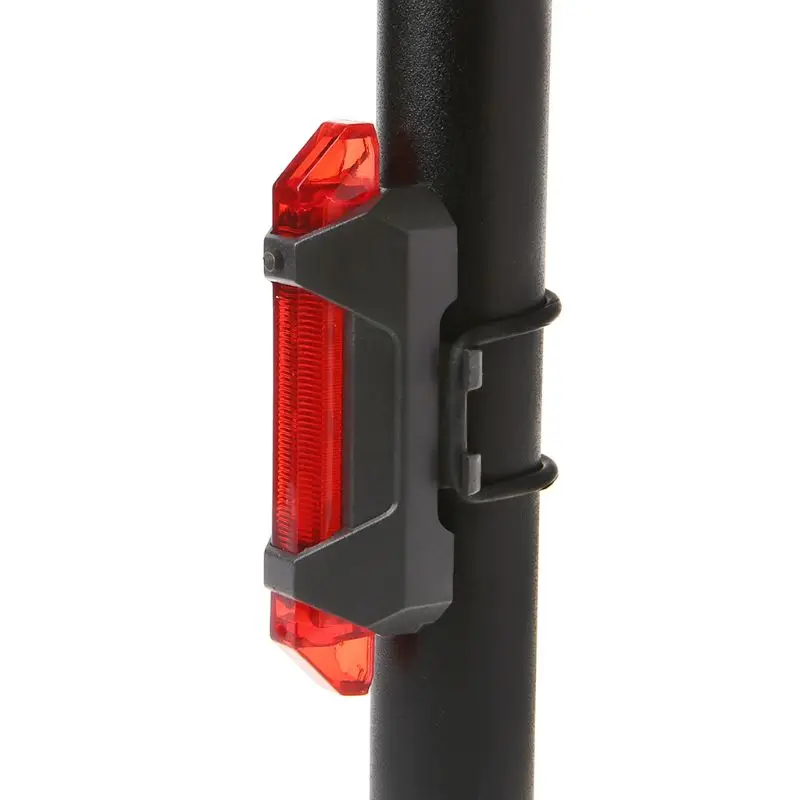 Best Outdoor Bike Bicycle light LED Tail Light Cycling Rear Tail Safety Warning Light USB Rechargeable Mountain Bike Cycling Light 8