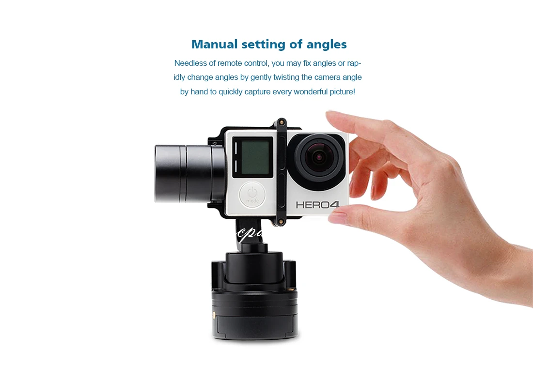 Zhiyun Z1 Rider-M 3 Axis Wearable Camera Gimbal Stabilizer with Bluetooth Wireless Remote Controller for GoPro 3 4 DHL/UP