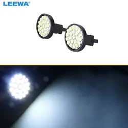 Leewa 2 шт. Белый 3157 T25 22 светодиодный 1206SMD Хвост тормоза поворотов автомобилей Светодиодный Лампочки резервного копирования Обратный Свет 12 В