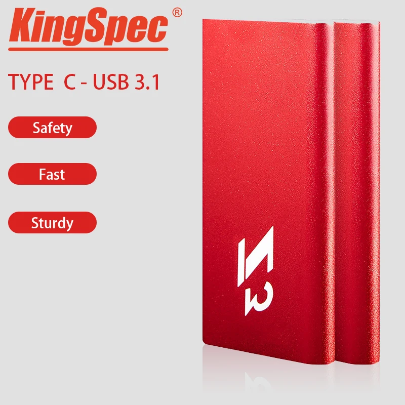 KingSpec SSD Внешний жесткий диск hd externo 1 t usb 3 портативный 128 ГБ 256B флешки флеш карта