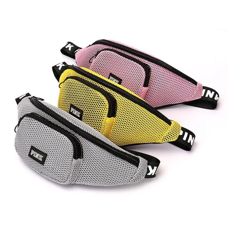 

New Waist Bag Travel Wallet Hip Bag Unisex Fanny Pack chest bag heuptas PINK bag holographic Belt Pouch sports bag