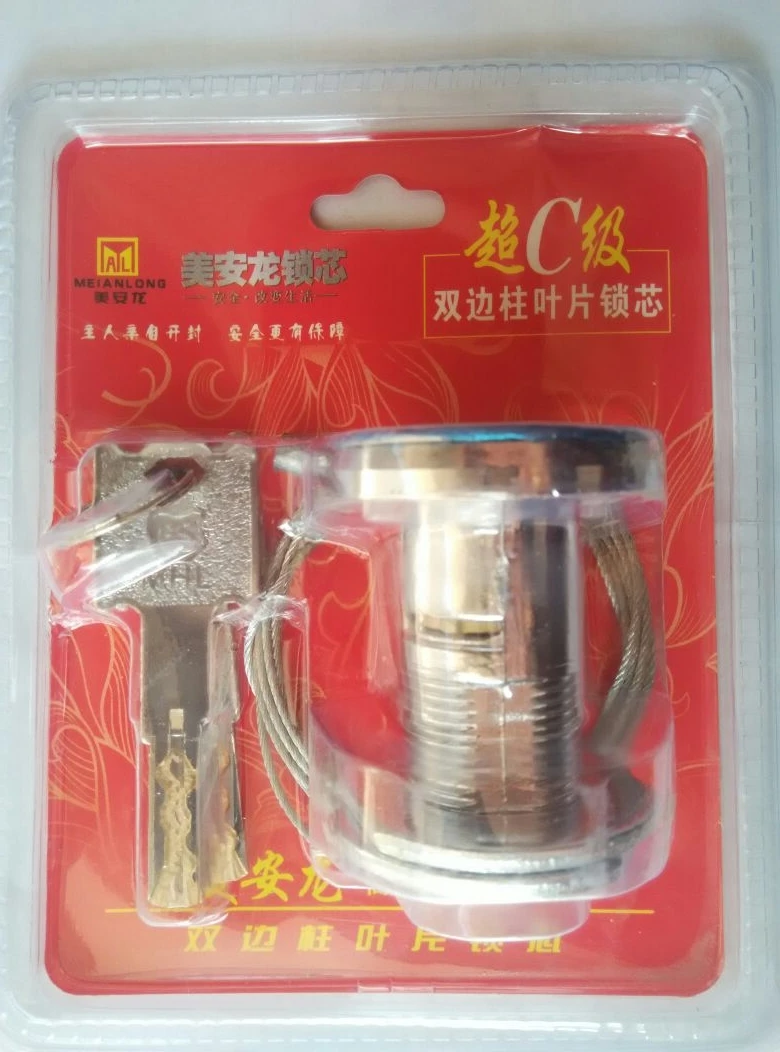

Garage door lock super C blade lock emergency lock cord manual garage smoke rolling door lock