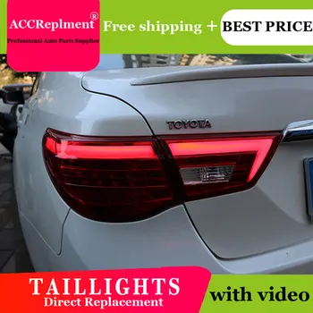 

2PCS Car Styling for Toyota Mark X Taillights 2013-2017 for Mark X LED Tail Lamp+Turn Signal+Brake+Reverse LED light