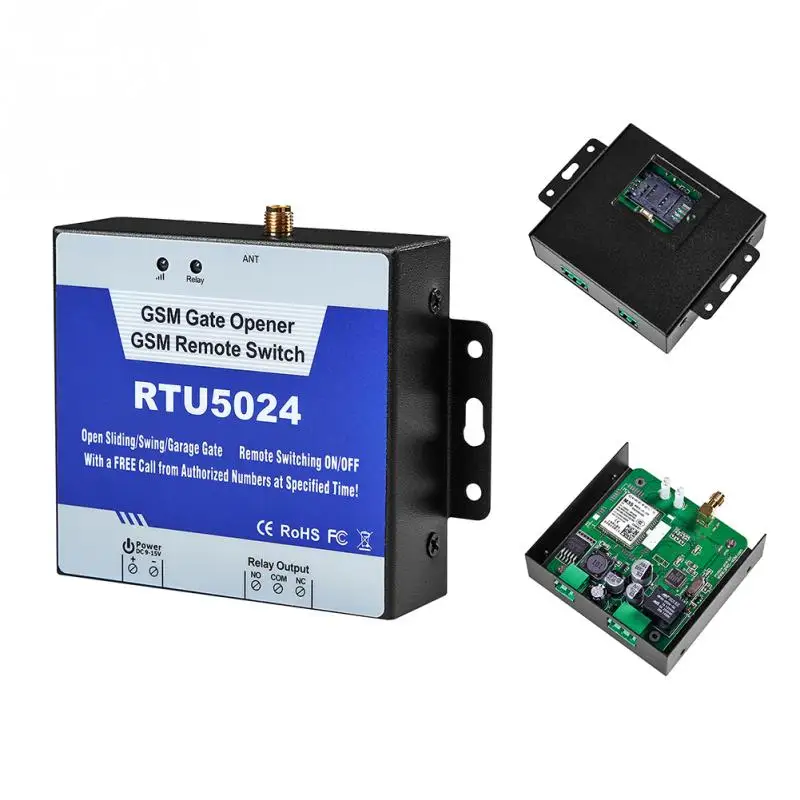 GSM ворот/Реле Переключатель RTU5024 9 15 V DC телефон беспроводной контроль двери