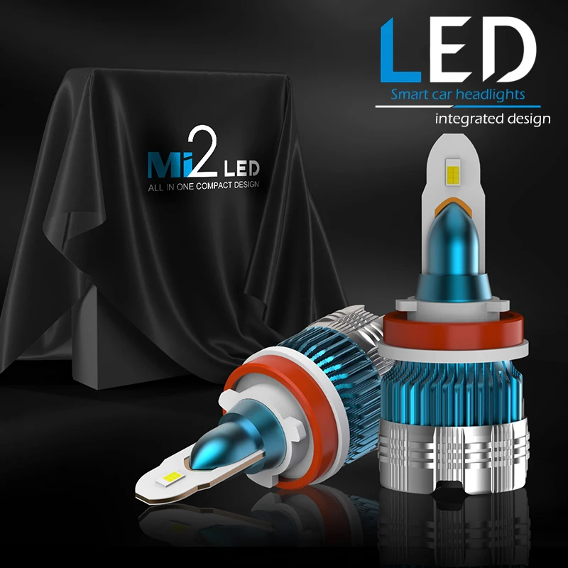 

2PCS Car Light Bulbs H7 LED Mini H4 LED Canbus H1 H3 H8 H11 LEDs Headlight 9005 HB3 9006 HB4 880 6000K Auto Lamps 70W 6000LM 12V