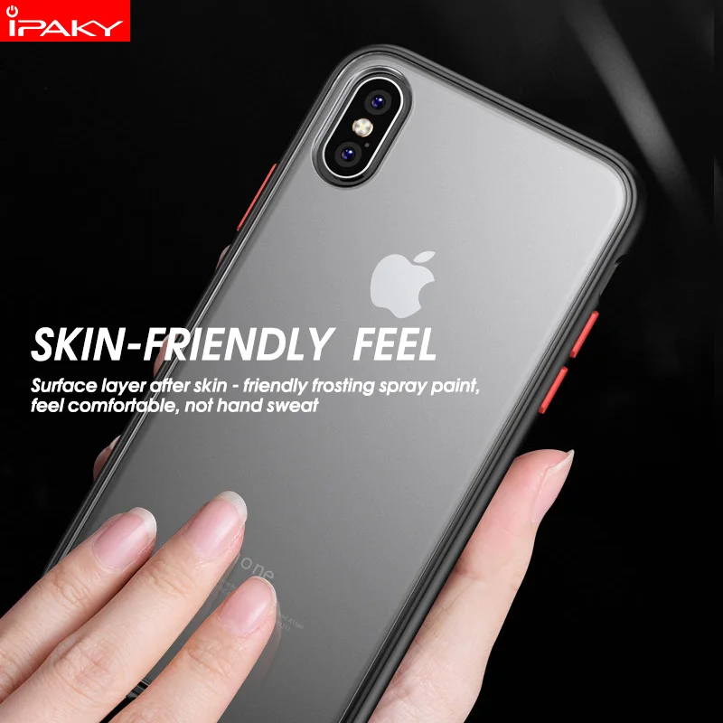 Чехол для iPhone XS XR Magic Shadow IPAKY MAX чехол с цветными кнопками гибридный ударопрочный