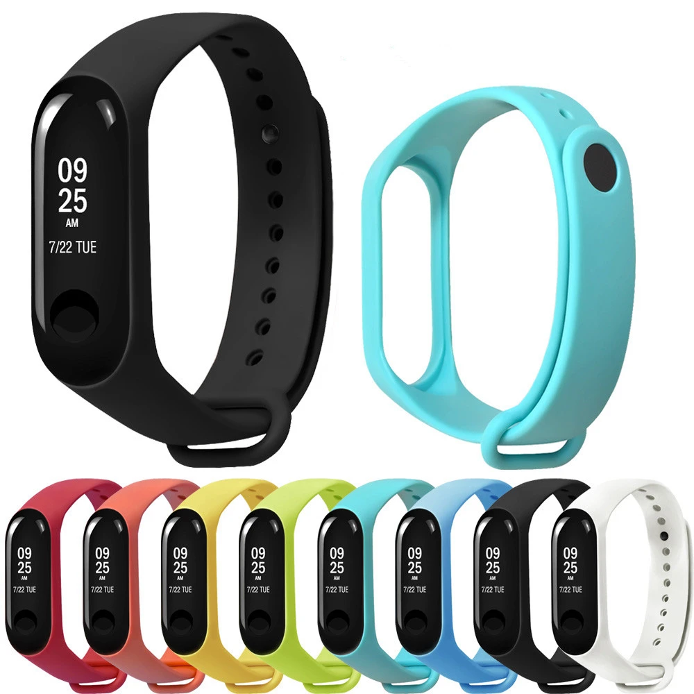 

Strap Sports Soft TPE Silicone Replacement Wristband Bracelet Band Strap Sports Soft TPE Silicone Strap For Xiao Mi Band 3
