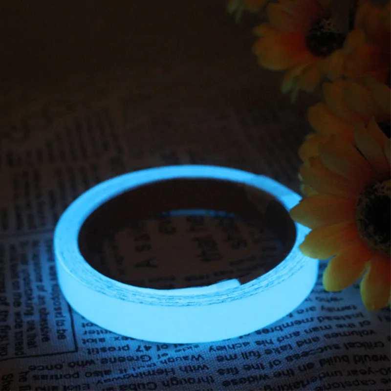 Glow In Dark 1PC Luminous Tape High Quality Night Vision Wall Sticker Self Adhesive Fluorescent Warning Tape Emergency Sticker