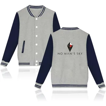 

LUCKYFRIDAYF NO MAN'S SKY fashion Baseball Jacket men women pocket loose Hoodies Sweatshirts casual Long Sleeve Jackets coat top