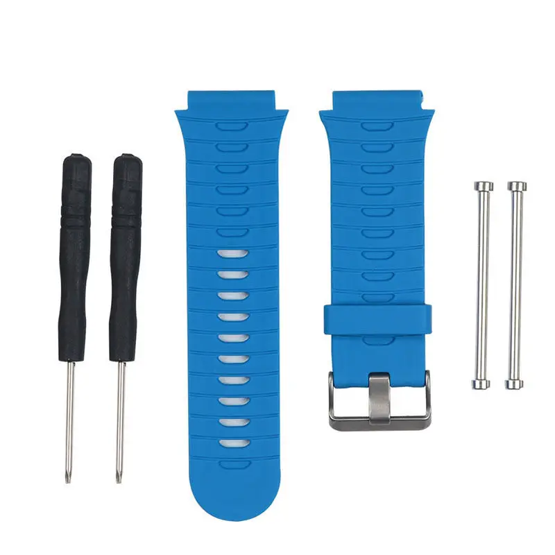 Replacement Wrist Support Band Strap Sports Safety Silicone Bracelet Wristband for Garmin Forerunner 920XT With Screwdriver Pins