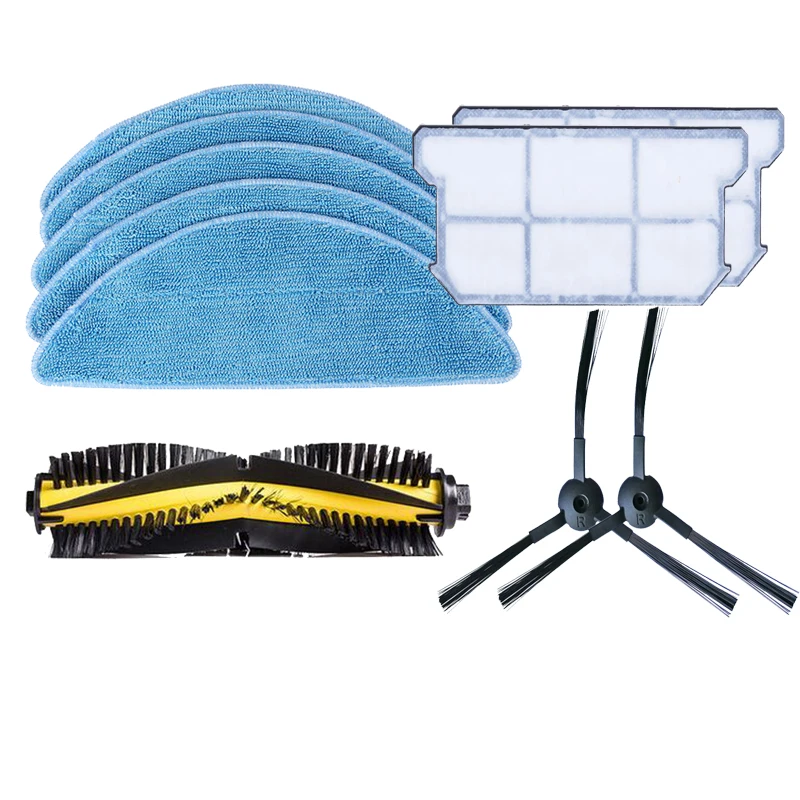 main roller brush side brush Cleaning Mop Cloth Efficient dust hepa filter kit for chuwi ilife v7 Robotic Vacuum Cleaner parts main roller brush side brush Cleaning Mop Cloth Efficient dust hepa filter kit for chuwi ilife v7 Robotic Vacuum Cleaner parts