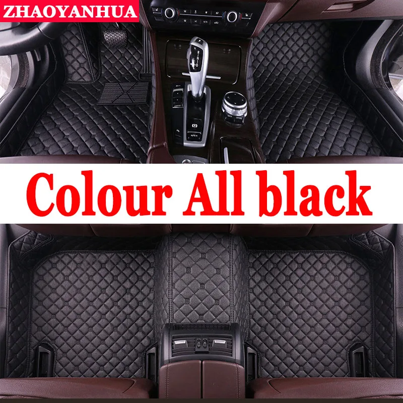 Специальный 100% Fit автомобильные коврики для Peugeot 206 207 2008 301 307 308sw 3008 408 4008 508 кожи Anti-
