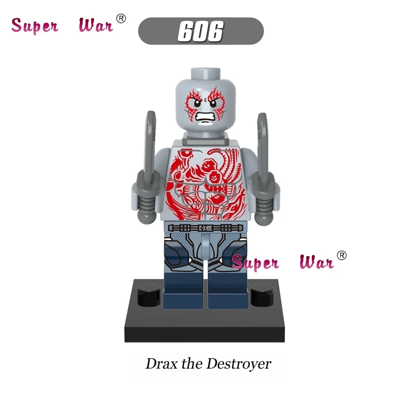 

Single building blocks Guardians of the Galaxy Drax the Destroyer sets model bricks toys hobbies for children