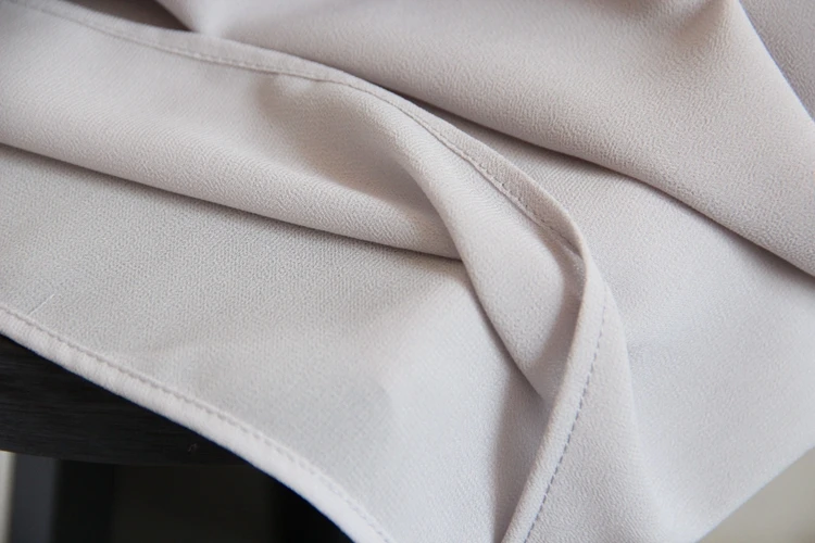 Single layer soft underskirt Basic women half-length underskirt slip inside skirt casual chiffon lining 40-80cm