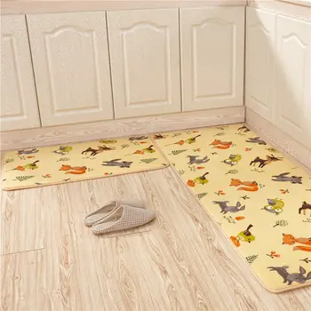 

Soft Carpet Livingroom 2 PC Microfiber Rugs For Bedroom Anti-slip Bathroom Carpet Fluffy Rug For Kitchen Bath Mat tapete grande