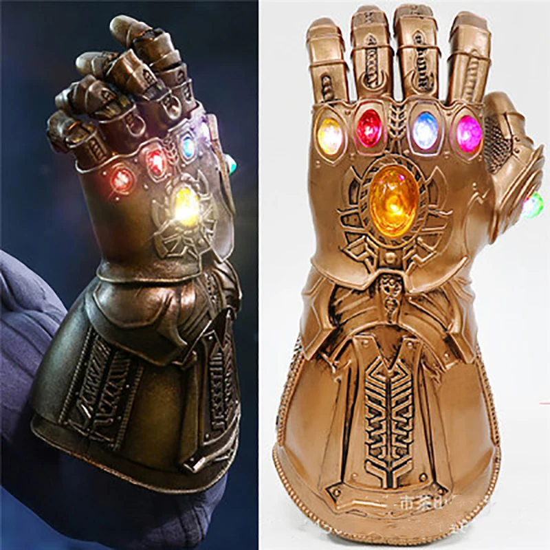 

Avenger Infinity War Thanos Glove LED Light Cosplay Superhero Action Figure Model Toys Children Kids Gift for Boy Girl Party Toy