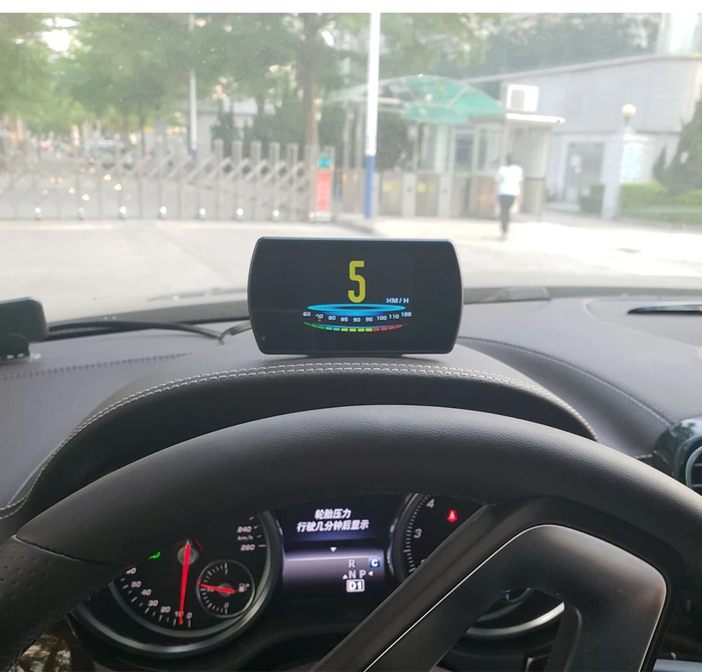 OBD Hud Дисплей Цифровой Автомобильный проектор скорости 4,3 TFT lcd бортовой компьютер EUOBD OBD2 измеритель скорости лобового стекла Projetor P12