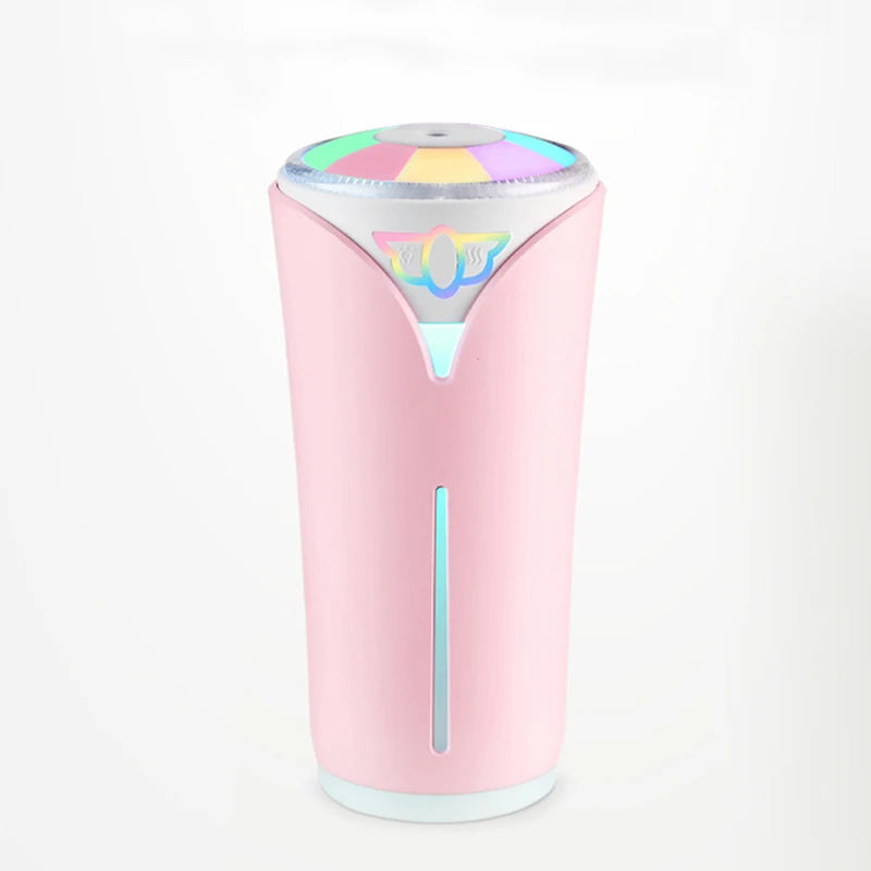 Car air freshener Colorful humidifier USB Mini Ultrasonic Essential Oil Diffuser LED Air Purifier Mist Maker Office Home