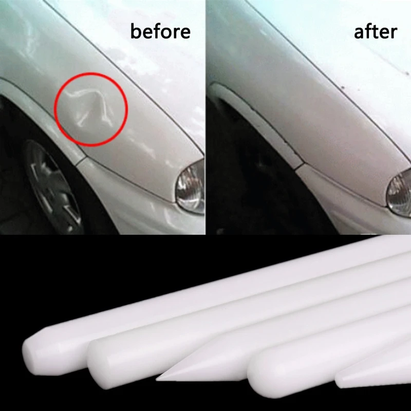 White Nylon Pen Knock Down Auto Car Paintless Dent Repair Hand Tool Kit Tool G