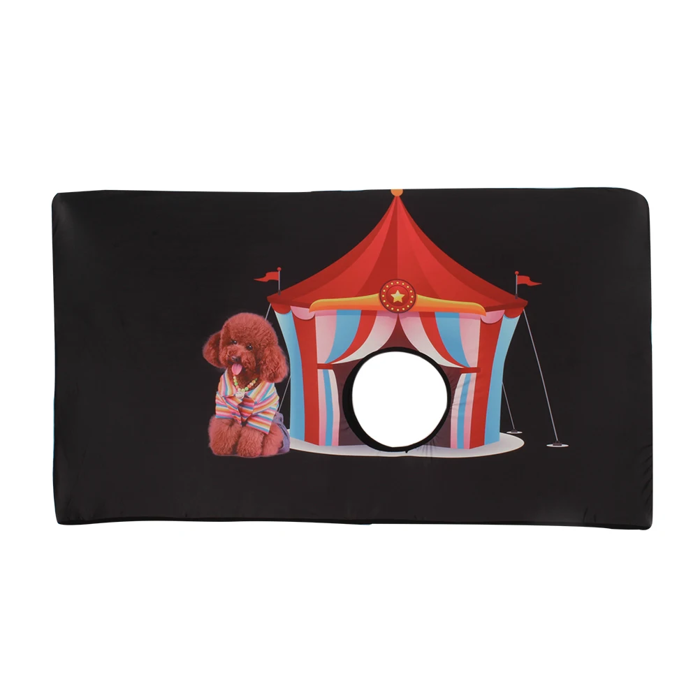 

1 Pc Unique Fashion Stylish Pet Car Window Curtain Cover Shade Fence for Pet dog Safety (Teddy House)