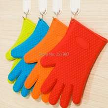 200 шт. Силиконовая Термостойкая перчатка противоскользящая Нескользящая для выпечки барбекю духовки Держатель для кастрюли кухонные инструменты для приготовления пищи