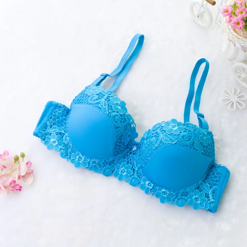 

2018 New XL Embroidered Flower Adjustable Bra 70 75 80 85 90 A B C D Cup Bra