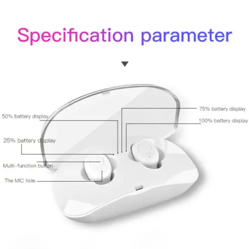 Wireless TWS Mini bluetooth 5 0 Stereo Earphones Waterproof In Ear Headset High quality HiF Sport Gaming Earphone