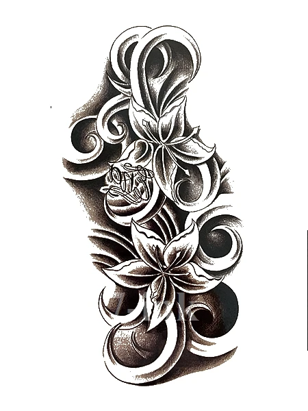 Paling Bagus 13 Gambar Sketsa Tato Bunga Gambar Tato Keren