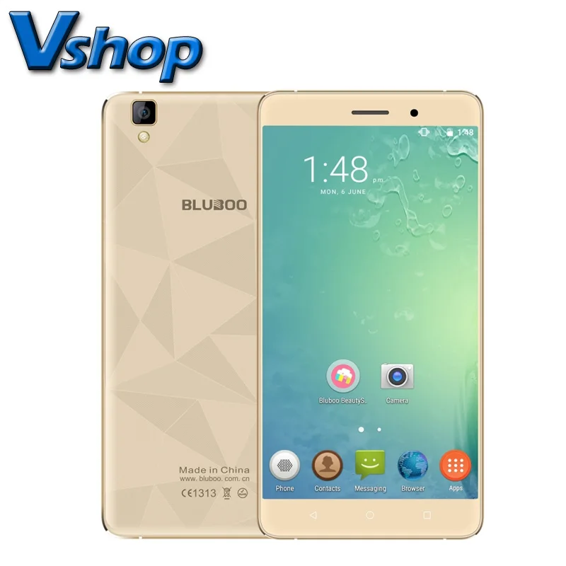 BLUBOO Maya 3G Mobile Phone Android 6 0 2GB RAM 16GB ROM MTK6580A Quad Core 720P