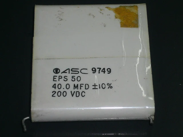 

[SA]U.S. ASC metal capacitor 40UF200V do divider pole change machine upgrade Need--20pcs/lot
