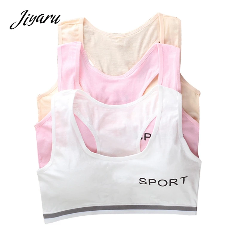 

Teenage Girls Underwear Cotton Young Girl Kids Bras Training Bras with Chest Pad Teens Bra for Kids Puberty Girls Underwear Set